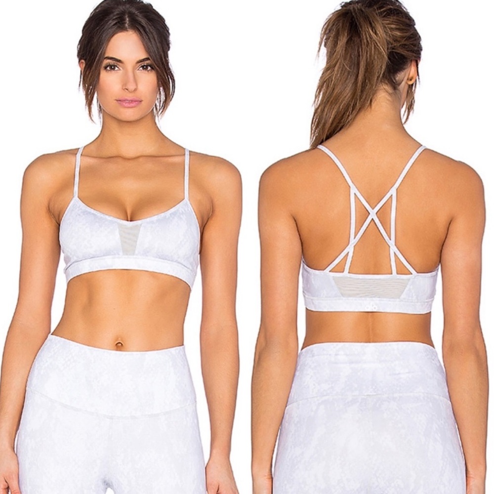 Alo White Sports Bra